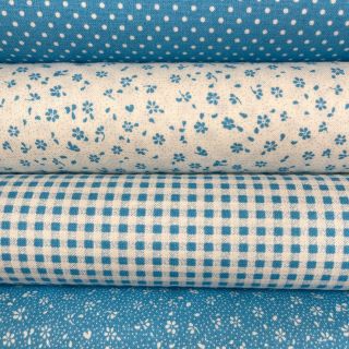 Tyrkysová kolekce. #patchwork #quilting #siju #tybarvy #bavlna #cotton